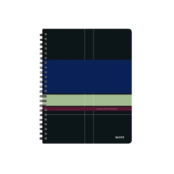 Executive Project Notebook A4 Ruled, Wirebound with Polypropylene Cover 80 Sheet - Outer Carton of 6