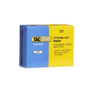 Tacwise 71/14mm Staples (Box-10000)