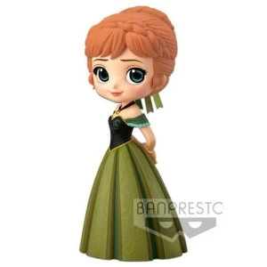 Anna Coronation Style A Normal Colour Version Disney Q Posket Mini Figure