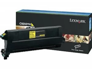 Lexmark C9202YH Yellow Laser Toner Ink Cartridge