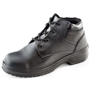 Click Footwear Ladies Chukka Boot PU Leather Size 3704 Black Ref