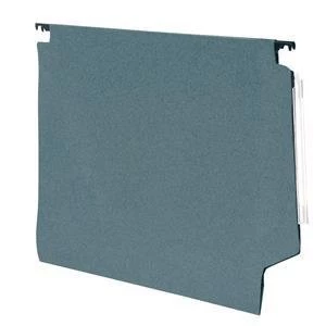 5 Star 330mm 180gm2 Lateral Files Manilla Heavyweight with Clear Tabs and Inserts Green Pack of 50
