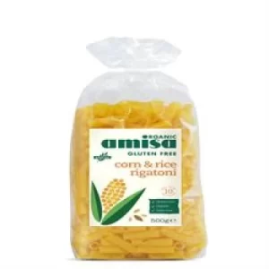 Amisa Organic Gluten Free Corn & Rice Rigatoni 500g