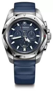 Victorinox 241984 I.N.O.X. Chrono (43mm) Blue Dial / Blue Watch