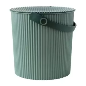 Omnioutil Storage Bucket & Lid Large Baked Green