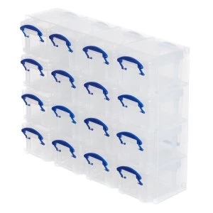 Really Useful 16-Box Storage Set - Clear