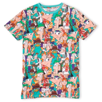 Cakeworthy Phineas And Ferb AOP T-Shirt - M
