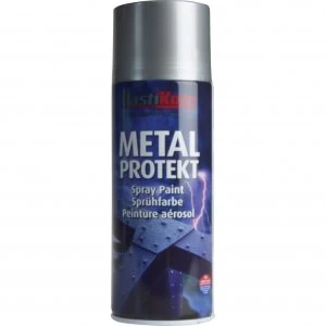 Plastikote Metal Protekt Aerosol Spray Paint Aluminium 400ml