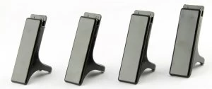 Q-Connect Executive Letter Tray Risers Black Pk 4