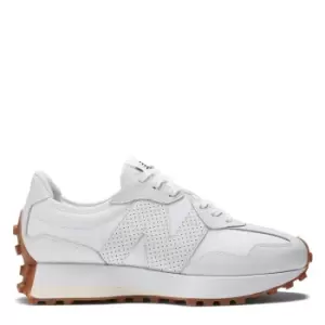 New Balance 327 Leather Trainer - White