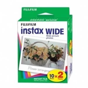 Fuji Instax Wide Picture Format Film Pack of 10 Sheets x2 for 210 300