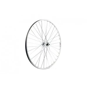 Wilkinson Wheel 700c Road Silver Solid Axle Front Wheel (21mm)