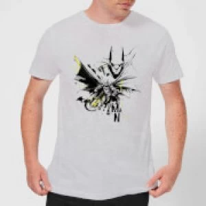 DC Comics Batman Batface Splash T-Shirt - Grey - 3XL