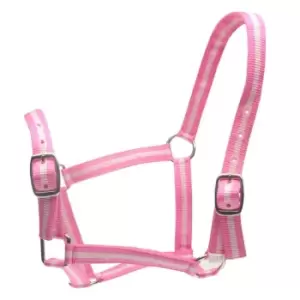 Roma Headcollar and Lead Rope Set - Pink