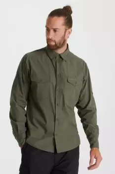 Cotton-Blend Kiwi' Long Sleeve Shirt