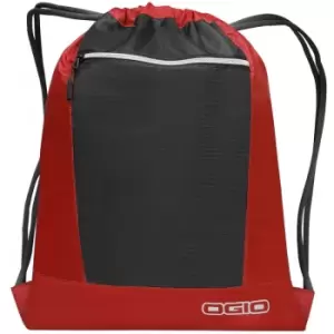 Endurance Pulse Drawstring Pack Bag (Pack Of 2) (One Size) (Deep Red/ Black) - Ogio