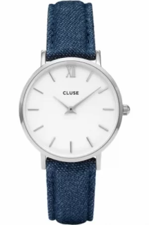 Ladies Cluse Minuit Silver Watch CL30030