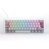 Ducky One3 Mist Mini 60% USB RGB Mechanical Gaming Keyboard Cherry MX Blue Switch - UK Layout
