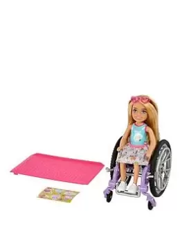 Barbie Chelsea Doll With Wheelchair And Ramp - Blonde