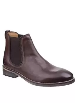 Cotswold Corsham Leather Chelsea Boots, Dark Brown, Size 8, Men
