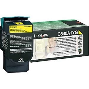 Lexmark C540 Yellow Laser Toner Ink Cartridge