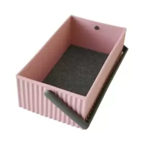 Omnioffre Stacking Storage Box Small Rose Pink