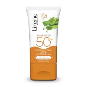 Lirene Protection Face Emulsion With Aloe And IR Complex SPF50 50ml