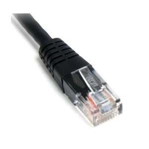 10ft Black Molded Cat5e UTP Patch Cable