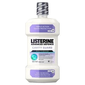 Listerine Advanced Defence Cavity Guard Mouthwash 500ml