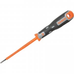 Bahco Tekno+ VDE Insulated Slotted Screwdriver 3mm 100mm