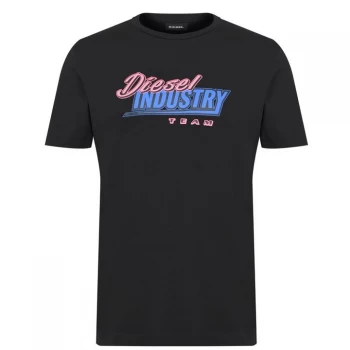 Diesel Industry Team T Shirt - Black 9XX