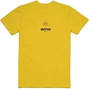 Bring Me The Horizon - Hexagram Amo Small Mens Large T-Shirt - Yellow