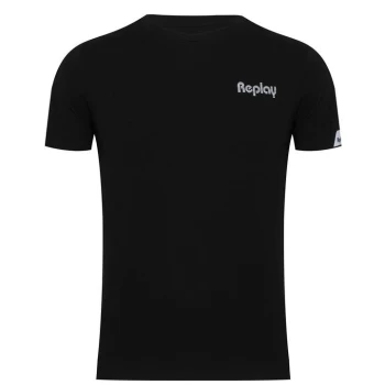 Replay Logo T-Shirt - Black