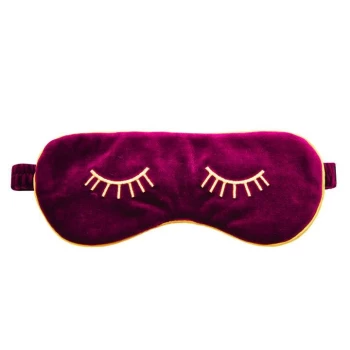 Biba Luxe Eye Mask - Burgundy