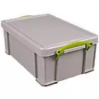 Really Useful Box Storage Box 9RDG 9 L Grey PP (Polypropylene) 25.5 x 39.5 x 15.5 cm