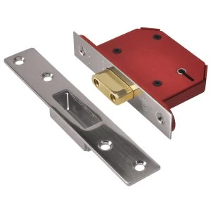Union StrongBOLT 2105S Stainless Steel 5 Lever Mortice Deadlock Visi 68mm 2.5in