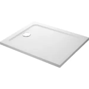 Mira Flight Safe Rectangular Shower Tray 1600 x 900mm in White Acrylic Stone Resin