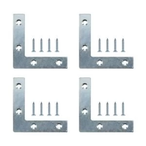 BQ Steel Corner plate Pack of 4