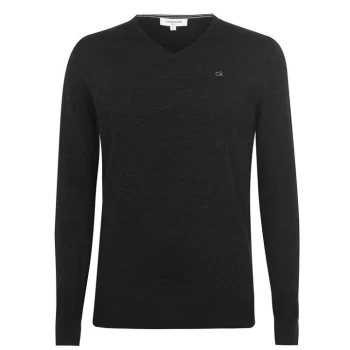 Calvin Klein Golf Merino Sweater - Charcoal