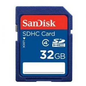 SanDisk Standard - Flash memory card - 32GB - Class 4 - SDHC