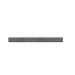 Primeur Ultra Curve Border Bricks 15cm Grey