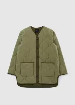 Rails Womens Elin Quilted Coat In Sage