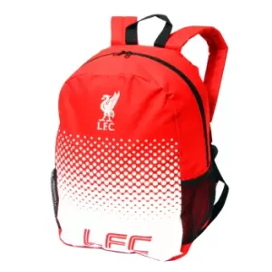 Liverpool FC Official Fade Crest Design Backpack (One Size) (Red/White)