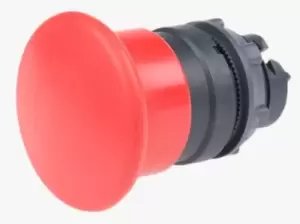 Schneider Electric Mushroom Red - Momentary, Harmony XB5 Series, 22mm Cutout, Round