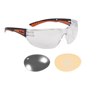 Bolle Safety SLAM+ PLATINUM Safety Glasses - Clear