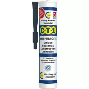 Anthracite - Building Sealant & Adhesive Snag Tube for Virtually Any Material (1) - CT1