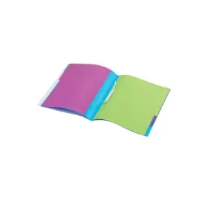 Flat Bar File A4 With Five Coloured Sections Capacity 15mm - Outer carton of 15