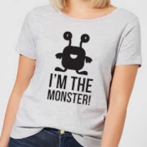 I'm the Monster Womens T-Shirt - Grey - 4XL