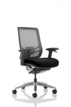 Trexus Ergo Click Fabric Seat Mesh Back Black Ref OP000250