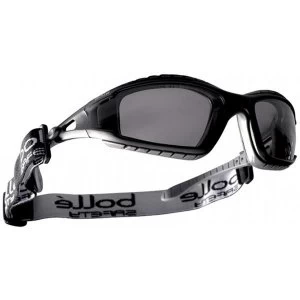 Bolle Tracker TRACPSF Safety Glasses Smoke with Platinum Coating